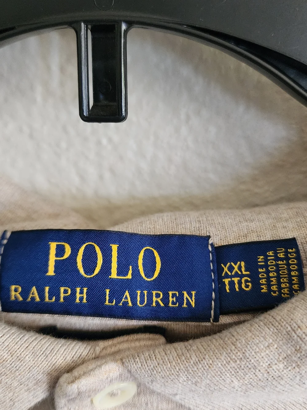 Polo by Ralph Lauren Long-Sleeve Polo Shirt - Light Beige